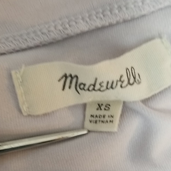 MADEWELL WOMENS TOP IN LAVENDER  SIZE XS - Picture 6 of 8